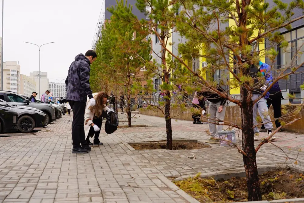 К экоакции «Таза Қазақстан» присоединились столичные тренеры (9)