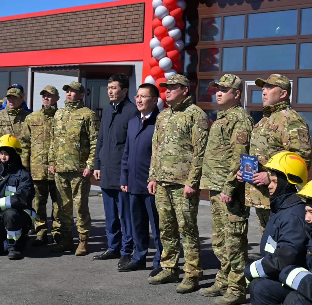 Новый пожарный пост в поселке Солнечный Экибастуза улучшает защиту населения Астане