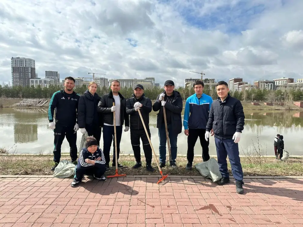«Таза Қазақстан» в Астане: столичные спортсмены поддержали экологическую акцию (7)