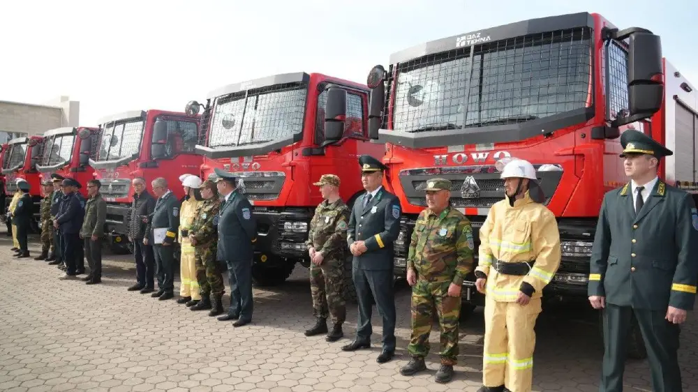 Лесным учреждениям Акмолинской области передана новая противопожарная техника (10)