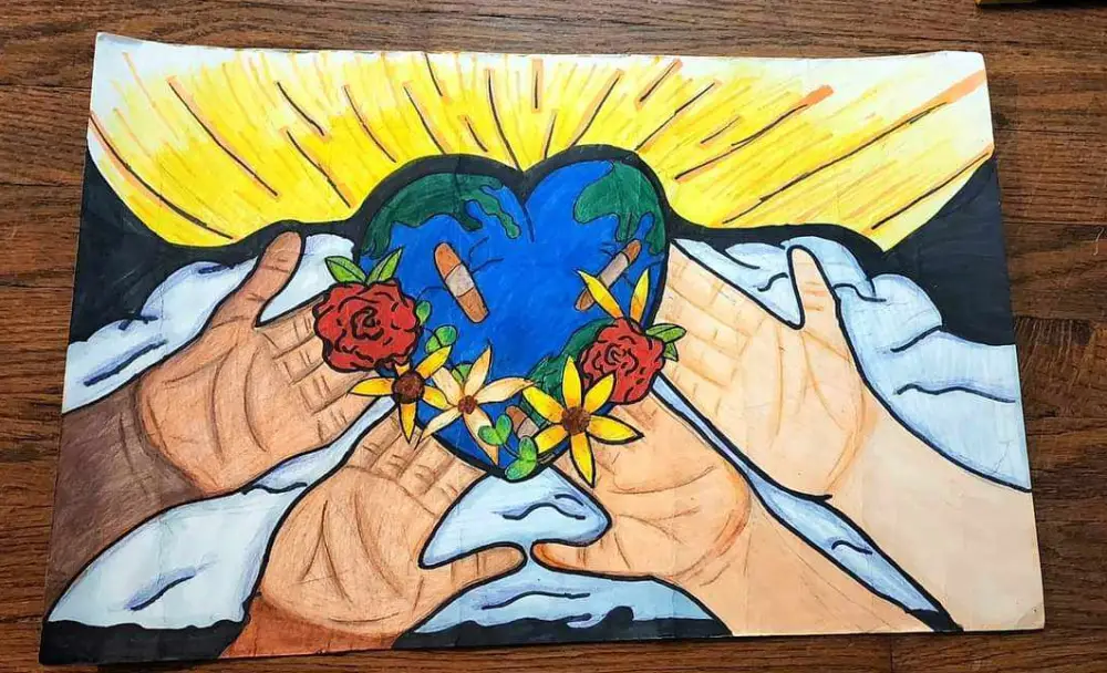 Алматыда мектеп оқушылары терроризмге қарсы көзқарасты қалыптастыру мақсатында сурет салу байқауын өткізді Астане