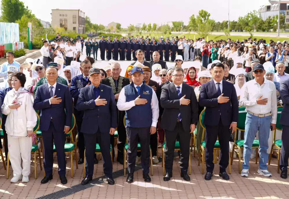 В ТУРКЕСТАНЕ ОТКРЫЛАСЬ АЛЛЕЯ «ТАЗА ҚАЗАҚСТАН» (2)