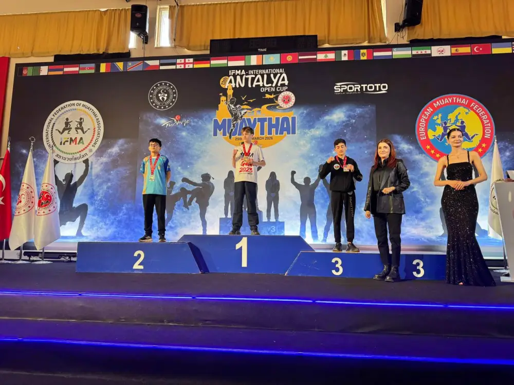 Казахстанские тайбоксеры завоевали 20 золотых медалей на Antalya Open Cup в Кемере Астане