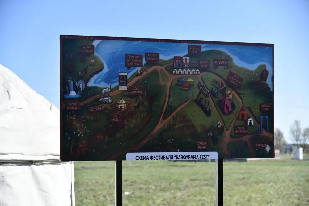 В живописной местности Волчьего водопада в Каргалинском районе Актюбинской области на высоком уровне прошёл туристический фестиваль «Sarqyrama Fest» (9)