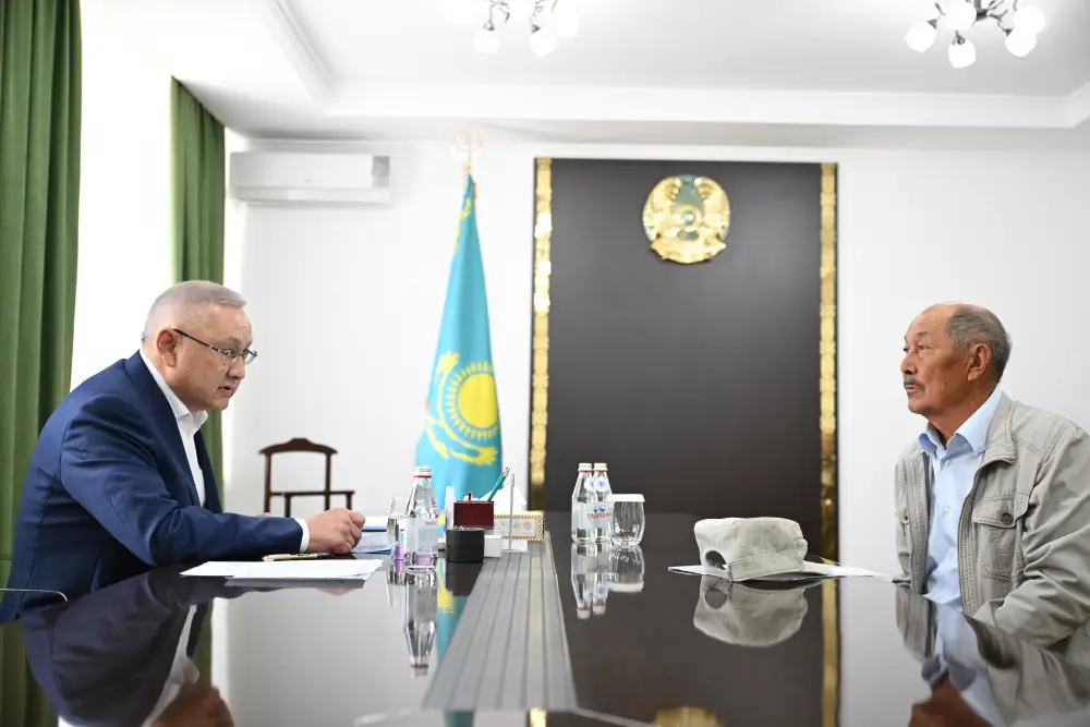 Аким области Бейбит Исабаев встретился с жителями Каратальского района (7)