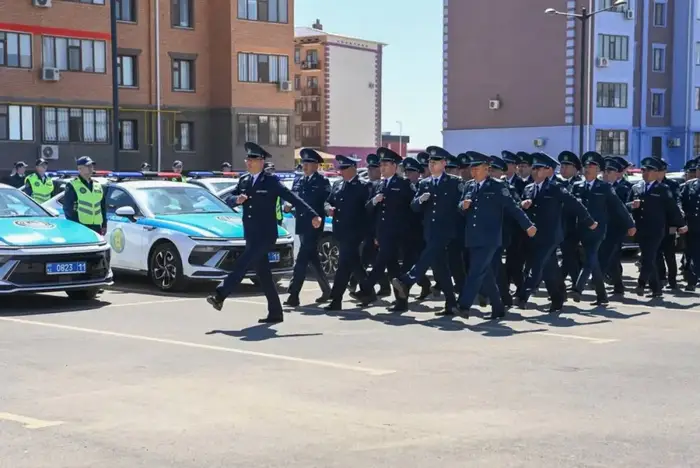 Полицейским выдали новые служебные автомобили в Кызылординской области (2)
