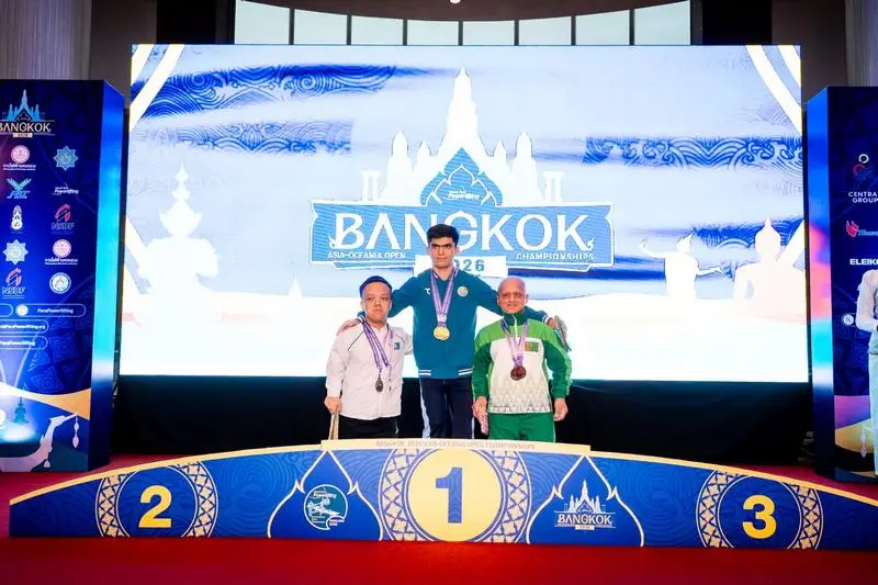 Историческое золото: карагандинец победил на чемпионате Азии по парапауэрлифтингу (2)