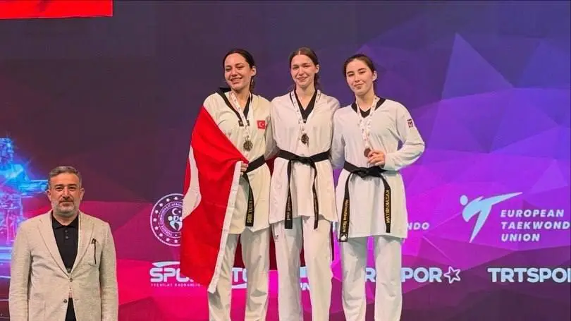 Казахстанские таеквондистки 5 медалей Türkiye Open Астане