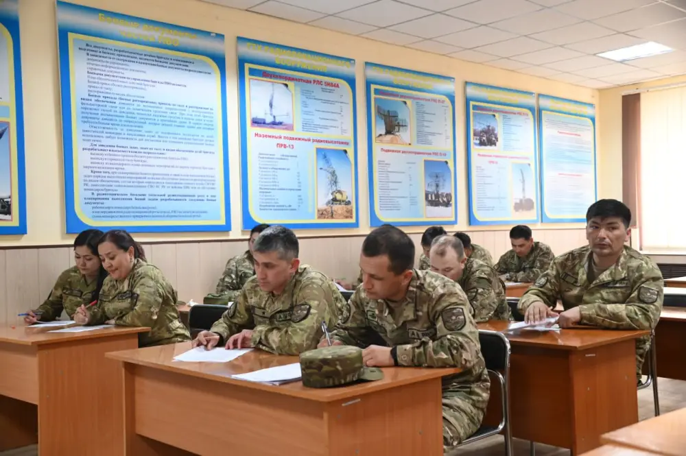 Контрольная проверка боеготовности войск в Вооруженных силах Астане