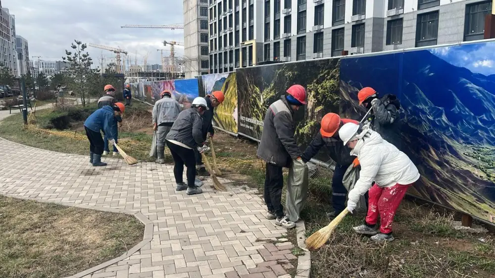 «Таза қала»: Basis-A вносит свой вклад в проведение месячника чистоты в столице (2)