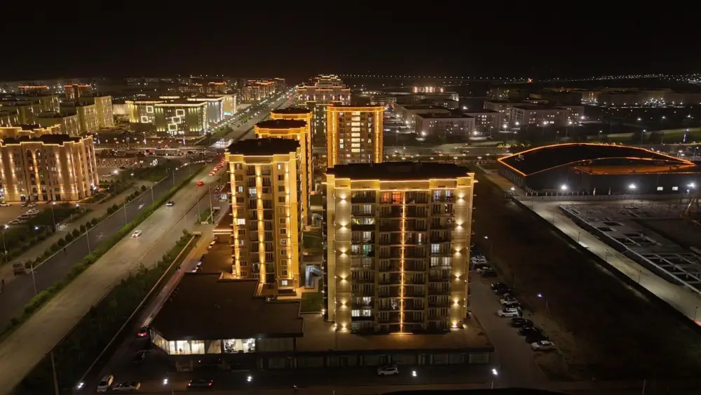 Современные системы освещения в Туркестане: повышение безопасности и инвестиционной привлекательности города Астане