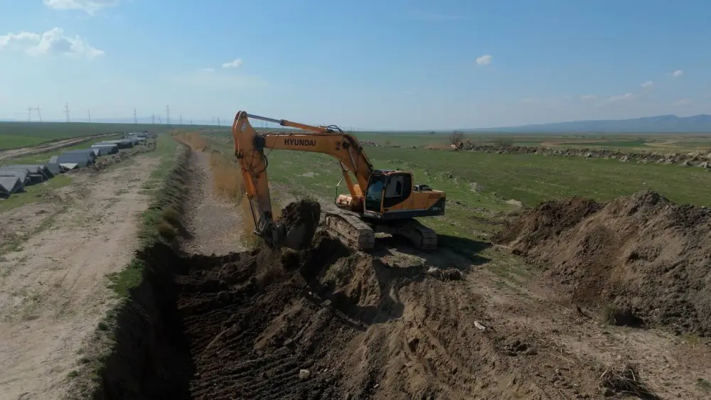 В Жамбылской области идет реконструкция магистрального канала длиной 9,2 км, что улучшит условия для полива 1454 гектаров земли Астане