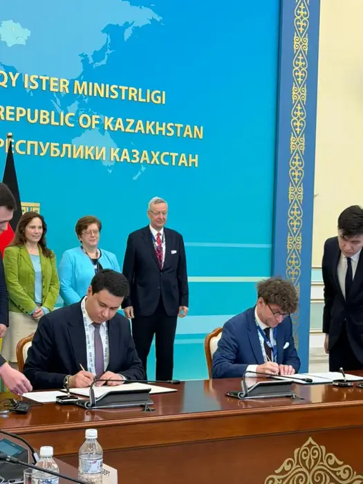 Казахстан и Германия подписали меморандум о сотрудничестве в области устойчивого развития и климатической политики Астане