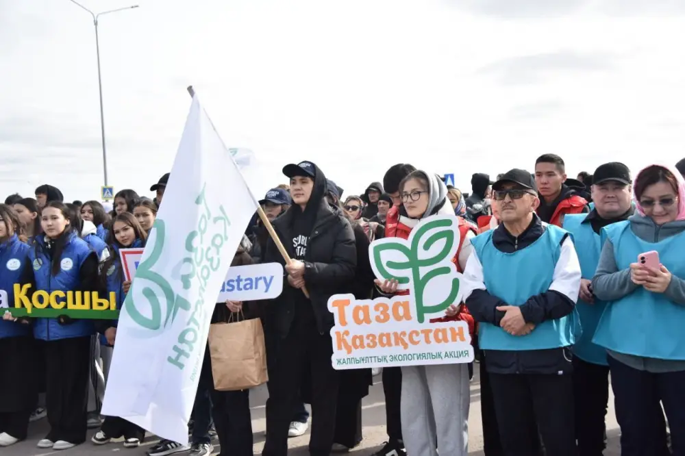 Тысяча горожан поддержала акцию «Таза Қазақстан» на масштабном экоплоггинге в Косшы (10)