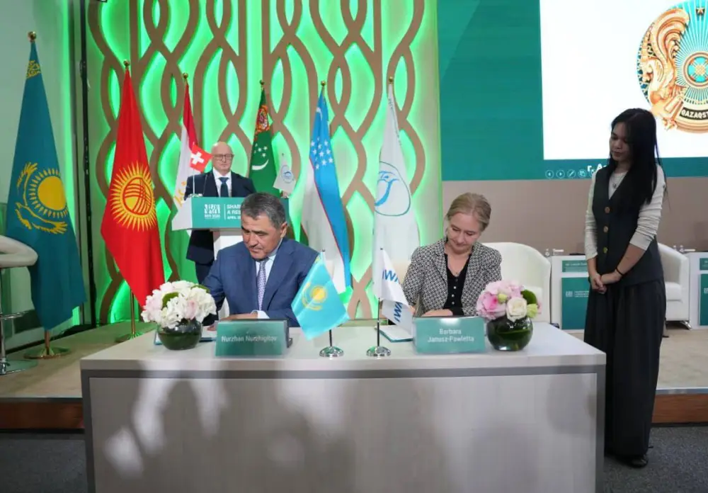 Министерство водных ресурсов и ирригации и Международный институт управления водными ресурсами подписали Меморандум о взаимопонимании (2)