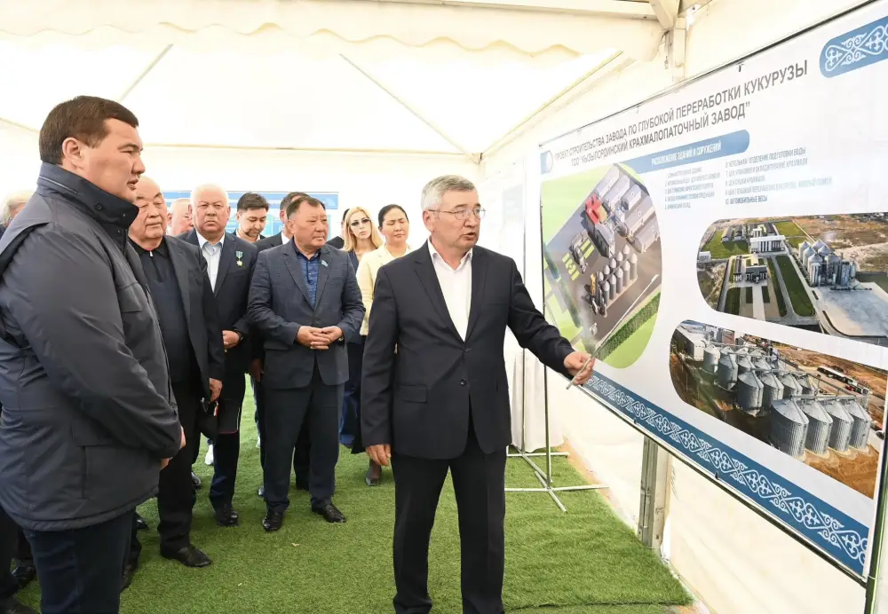 В Сырдарьинском районе стартовало строительство завода по глубокой переработке кукурузы с инвестициями 40 млрд тенге Астане