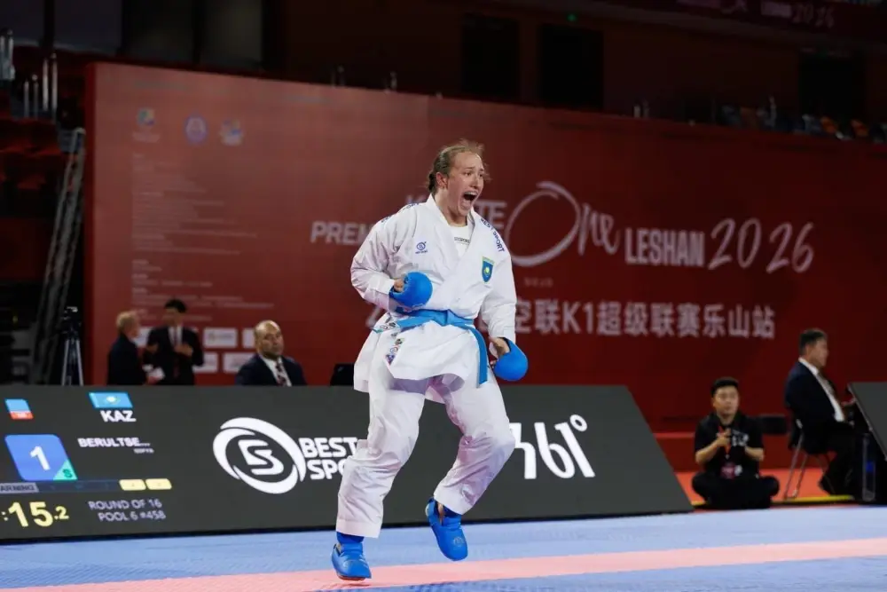 Третье золото Софьи Берульцевой укрепляет позиции Казахстана в международном каратэ Астане