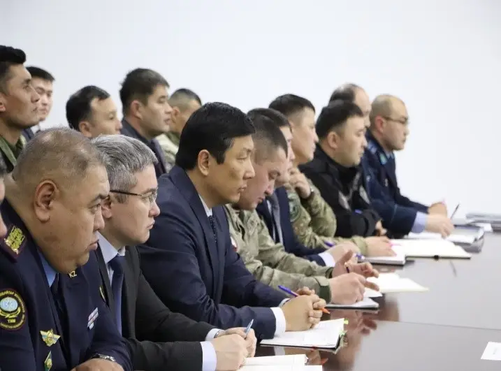 Учения по борьбе с терроризмом в Западно-Казахстанской области Астане