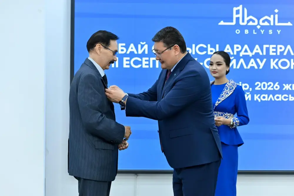 В области Абай прошла II отчетно-выборная конференция ветеранской организации (3)