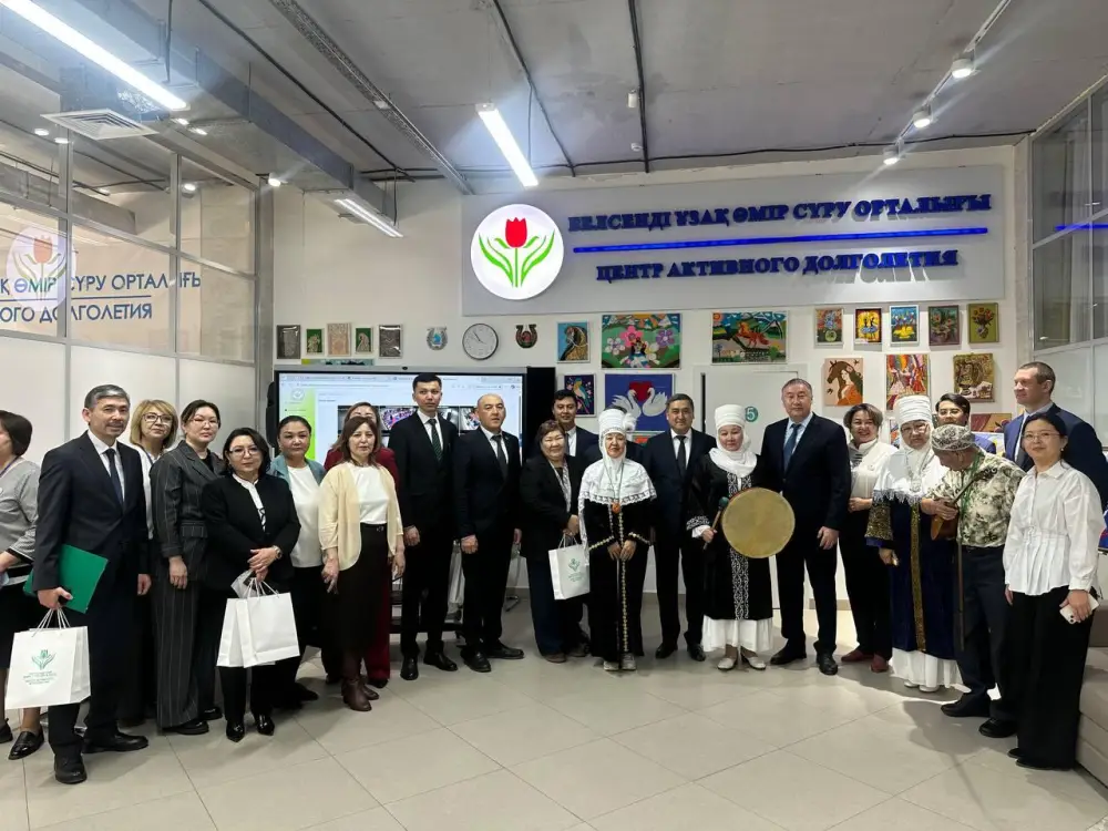 Қырғыз Республикасының делегациясы Астанада белсенді ұзақ өмір сүру орталығында тәжірибе алмасты Астане