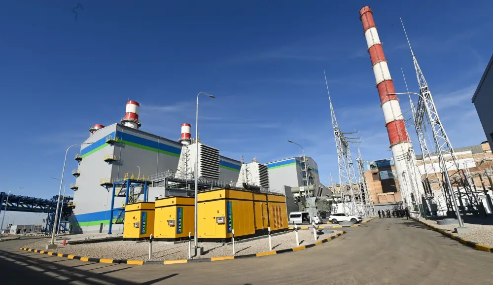 Электроэнергия вырабатывается на новой тепловой электростанции в Кызылорде (2)