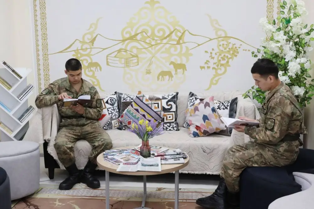 Литературный челлендж BOOKGUARD в Национальной гвардии Астане