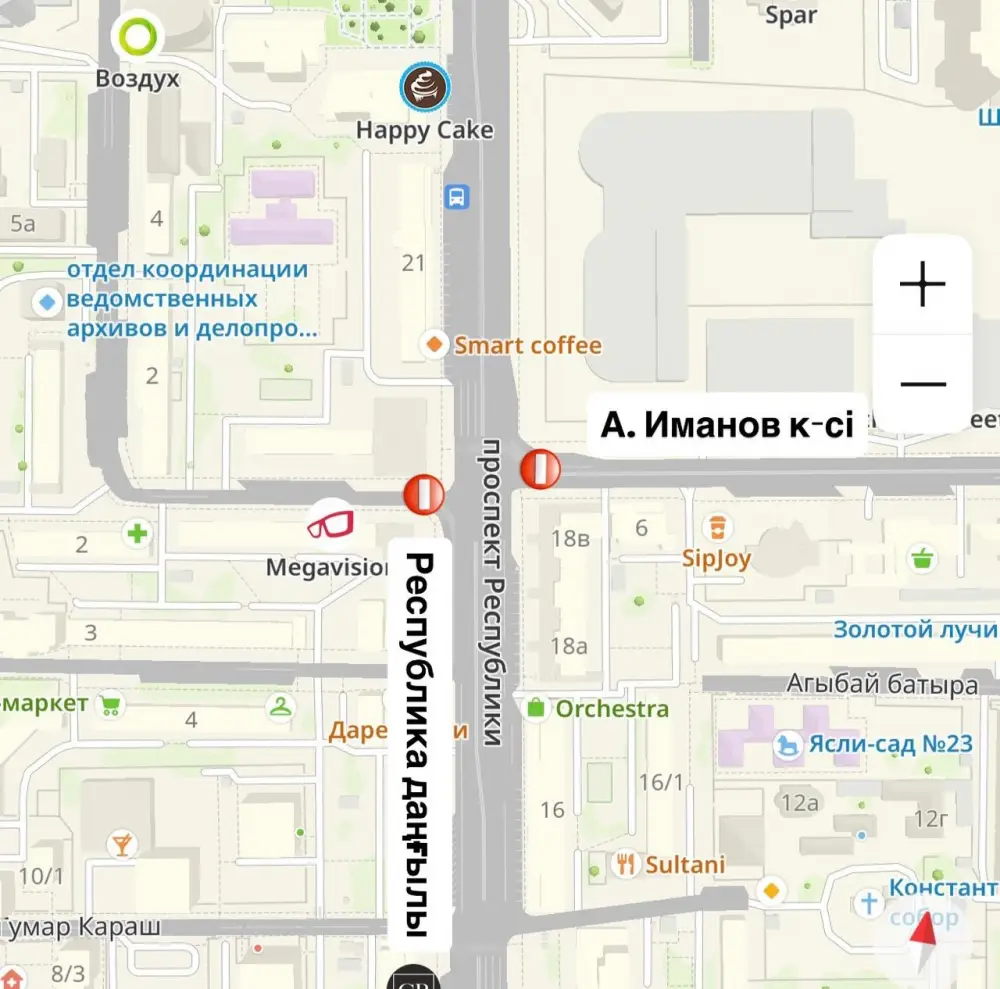 Ремонтные работы в Астане временно изменят маршруты движения на ключевых перекрестках Астане