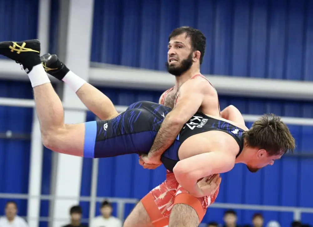 В Кызылординской области состоялась церемония открытия международного чемпионата по греко-римской борьбе среди взрослых (3)