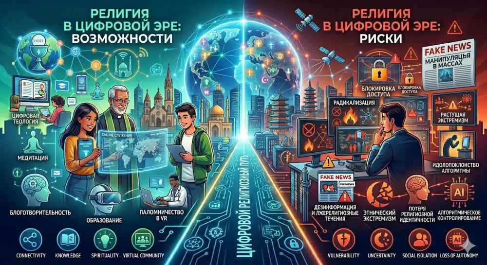 Цифровая эпоха: религия под влиянием технологий и новые вызовы Астане