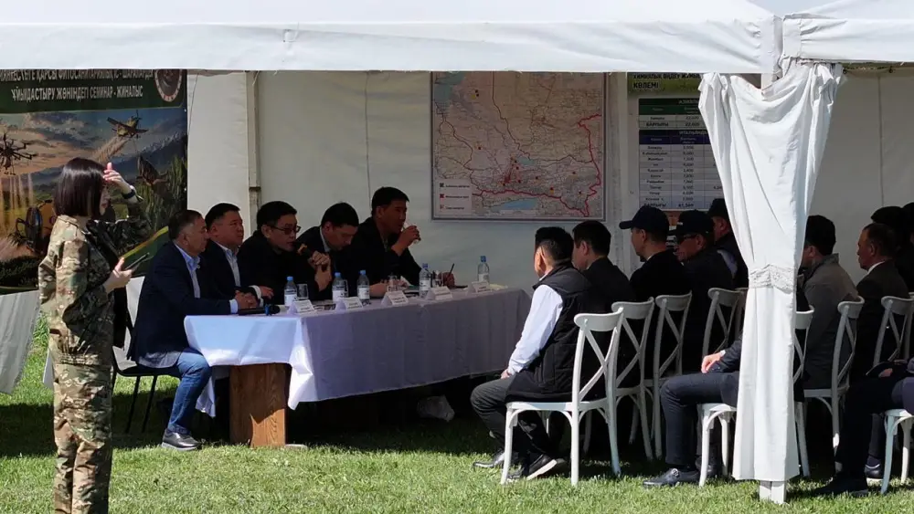 В южных регионах Казахстана приступают к защитным мероприятиям против саранчовых (5)