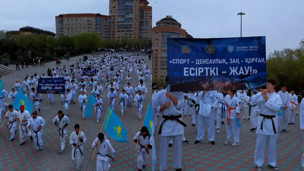 Международный марафон в Атырау: 300 спортсменов против наркотиков Астане