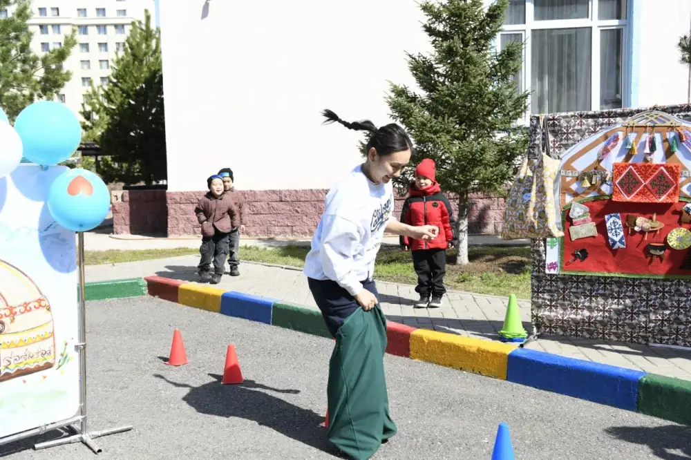 Спортивно-экологический праздник организовали в столичном детсаду в рамках акции «Таза Қазақстан» (4)