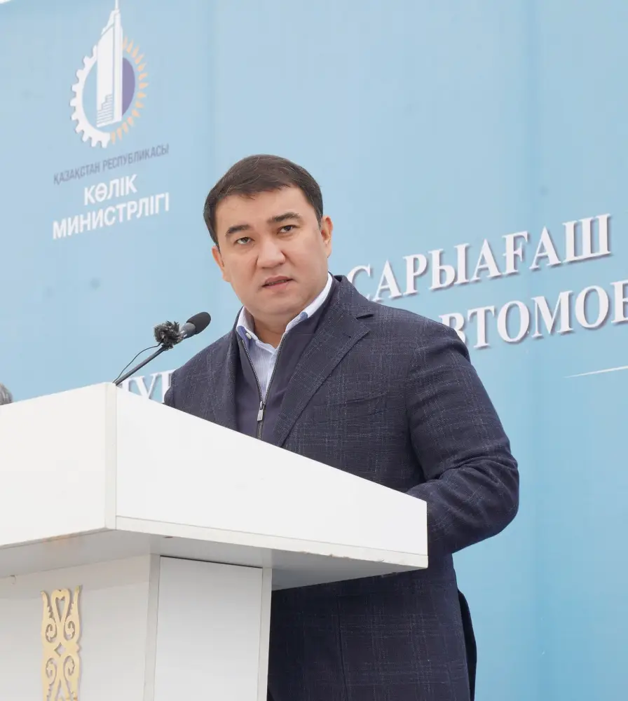 В ТУРКЕСТАНСКОЙ ОБЛАСТИ НАЧАЛОСЬ СТРОИТЕЛЬСТВО ОБЪЕЗДНОЙ ДОРОГИ ГОРОДА САРЫАГАША - ВАЖНЕЙШЕГО ДЛЯ МЕЖДУНАРОДНОГО ТРАНЗИТА УЧАСТКА (2)