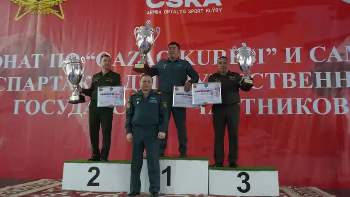 Казахстанские военнослужащие завоевали 10 золотых медалей на чемпионате стран СНГ по қазақ күресі и самбо (5)