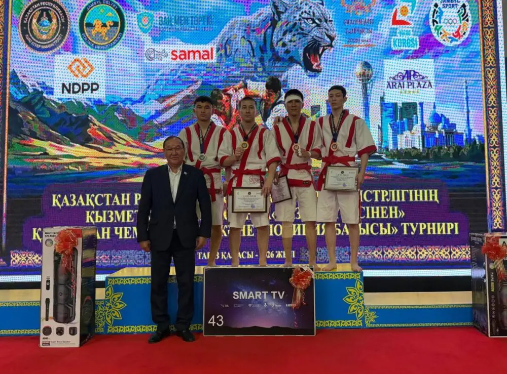 Чемпионат страны по қазақ күресі: полицейские сражаются за Кубок МВД в Таразе Астане