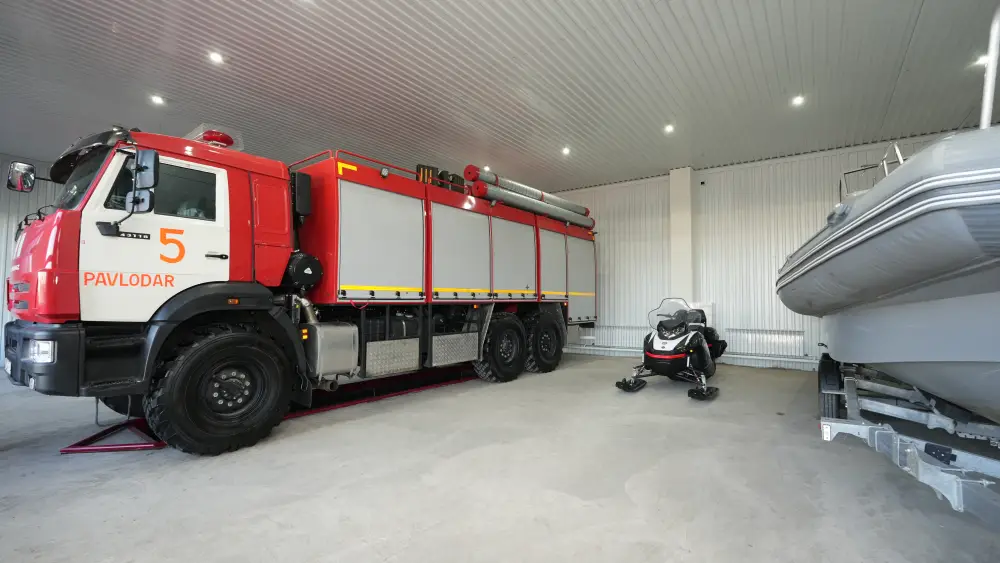 В посёлке Атамекен впервые за 40 лет прошла реновация пожарной части (7)