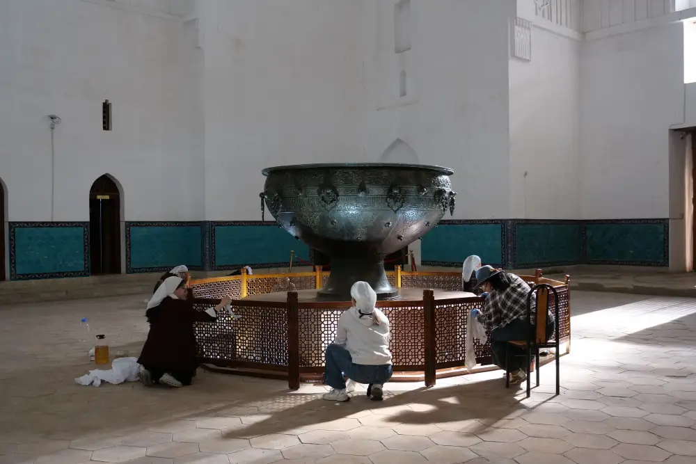 «Таза Қазақстан»: возрождение исторического наследия в чистоте у мавзолея Ходжи Ахмеда Ясави Астане