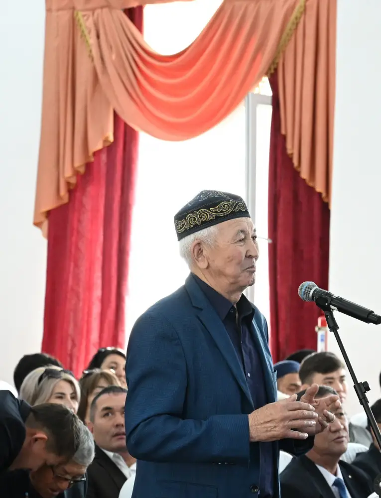 Аким области Бейбит Исабаев встретился с жителями Каратальского района (3)