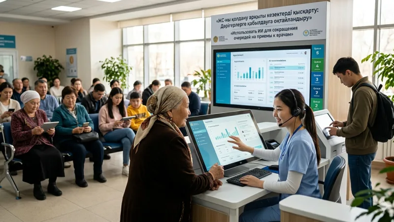 Искусственный интеллект в Казахстане: автоматизация медкарт и сокращение очередей к врачам Астане