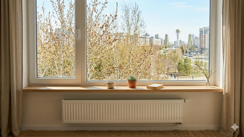 Астана готовится к отключению отопления: теплые дни приведут к изменениям в комфорте жителей Астане