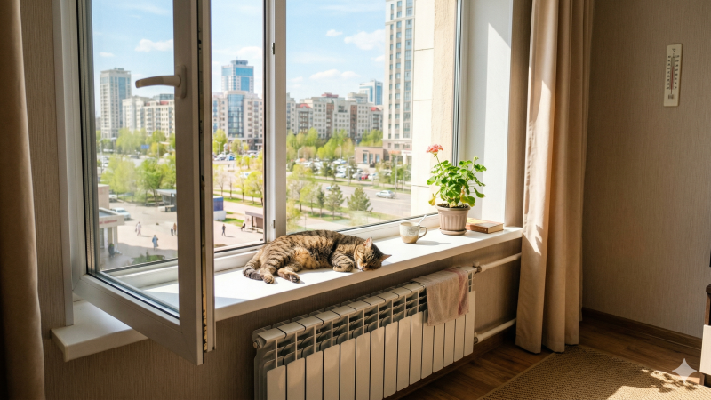 В Казахстане обсуждают отключение отопления: Вице-министр энергетики Сунгат Есимханов ответил на жалобы граждан на жару в квартирах Астане