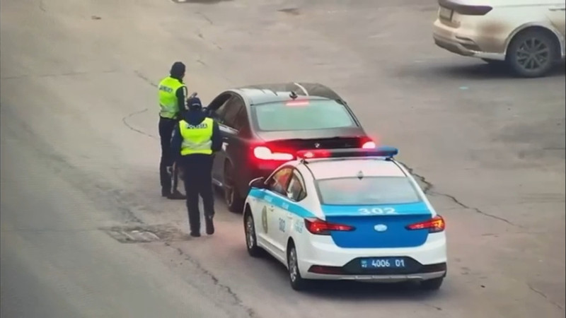 Опасные нарушения ПДД: 27-летний водитель BMW задержан за систематическое превышение скорости в Астане Астане