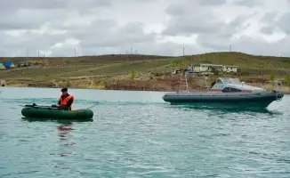 Спасатели патрулируют Капчагайское водохранилище