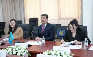 Казахстан встреча Министра экологии и природных ресурсов с МГЭИК обсуждение климатической политики