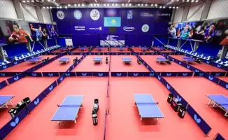 В Караганде стартовал молодежный чемпионат Казахстана по настольному теннису с участием 14 команд