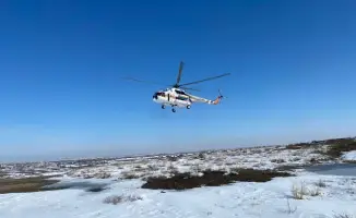 Спасательные вылеты авиации МЧС Республики Казахстан