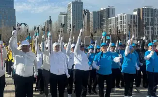 Активное долголетие: пенсионеры Астаны участвуют в флешмобе ко Всемирному дню здоровья