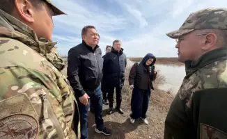 Безопасный пропуск паводковых вод в селе Жибек жолы