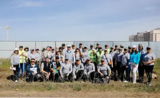 В столице высадили более 100 деревьев в рамках акции «Таза Қазақстан»