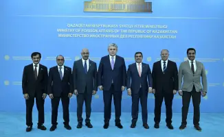 Встреча министра иностранных дел Казахстана с послами арабских стран для обсуждения ситуации на Ближнем Востоке